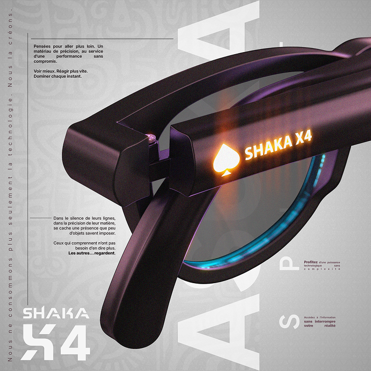 Lunettes connectées SHAKA X4